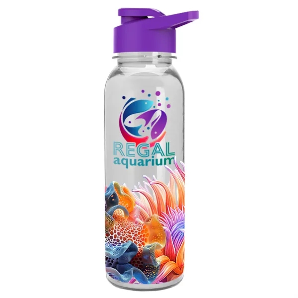 Garyline® Flat-Sided Tritan® Bottle with Drink-Thru Lid -...... from ASI 40480 Koozie Group