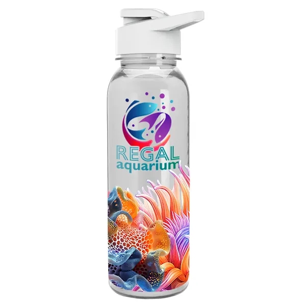 Garyline® Flat-Sided Tritan® Bottle with Drink-Thru Lid -...... from ASI 40480 Koozie Group