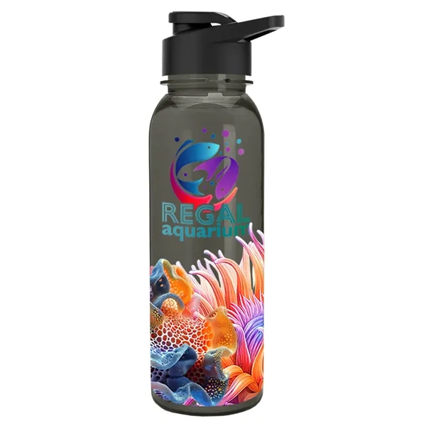 Garyline® Flat-Sided Tritan® Bottle with Drink-Thru Lid -...... from ASI 40480 Koozie Group