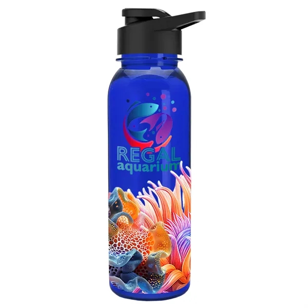 Garyline® Flat-Sided Tritan® Bottle with Drink-Thru Lid -...... from ASI 40480 Koozie Group