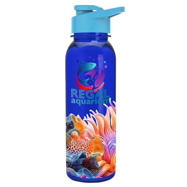 Garyline® Flat-Sided Tritan® Bottle with Drink-Thru Lid -...... from ASI 40480 Koozie Group