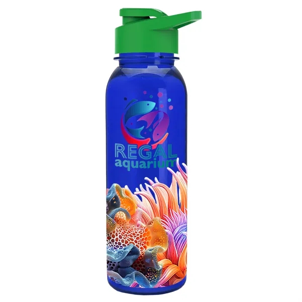 Garyline® Flat-Sided Tritan® Bottle with Drink-Thru Lid -...... from ASI 40480 Koozie Group