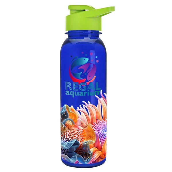 Garyline® Flat-Sided Tritan® Bottle with Drink-Thru Lid -...... from ASI 40480 Koozie Group