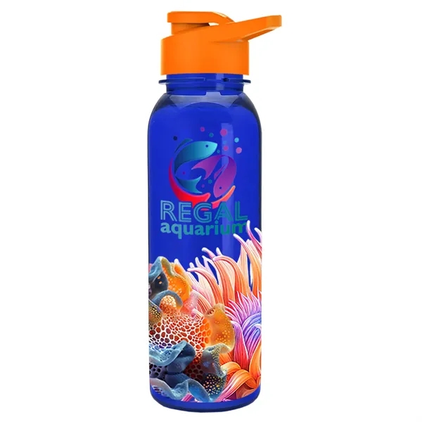 Garyline® Flat-Sided Tritan® Bottle with Drink-Thru Lid -...... from ASI 40480 Koozie Group