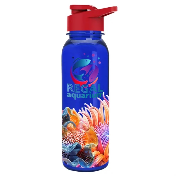 Garyline® Flat-Sided Tritan® Bottle with Drink-Thru Lid -...... from ASI 40480 Koozie Group