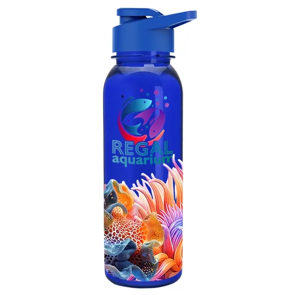 Garyline® Flat-Sided Tritan® Bottle with Drink-Thru Lid -...... from ASI 40480 Koozie Group