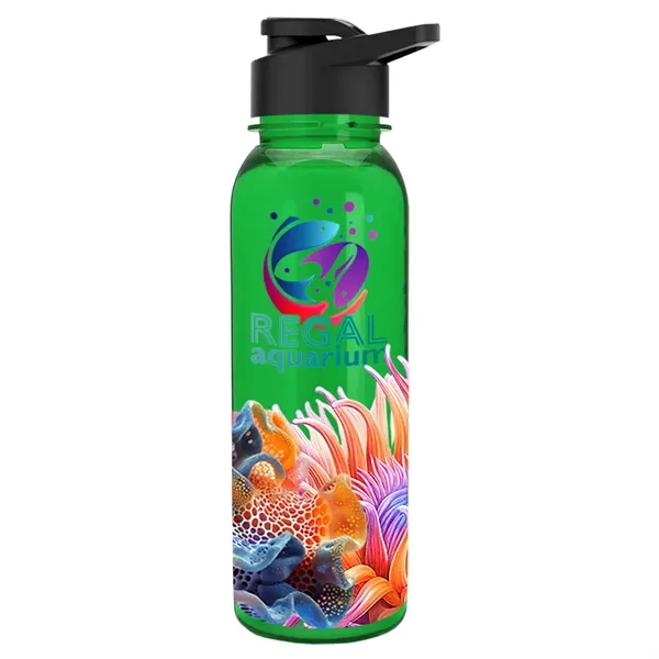 Garyline® Flat-Sided Tritan® Bottle with Drink-Thru Lid -...... from ASI 40480 Koozie Group