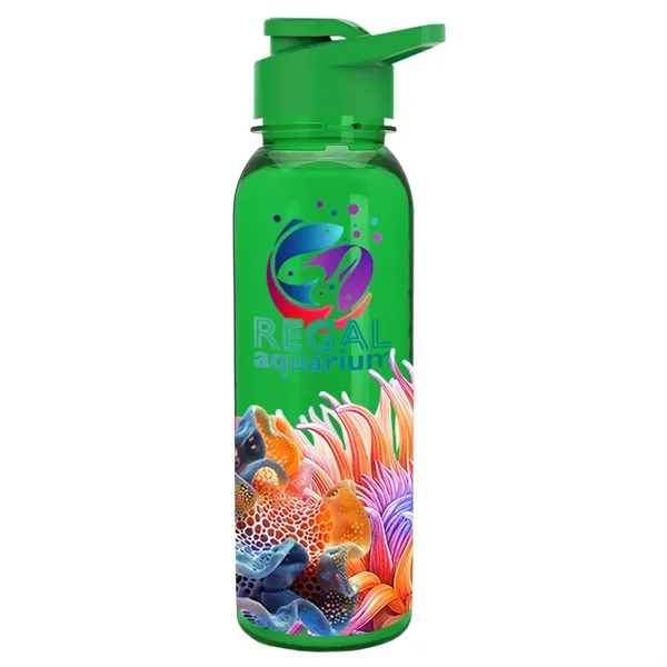 Garyline® Flat-Sided Tritan® Bottle with Drink-Thru Lid -...... from ASI 40480 Koozie Group