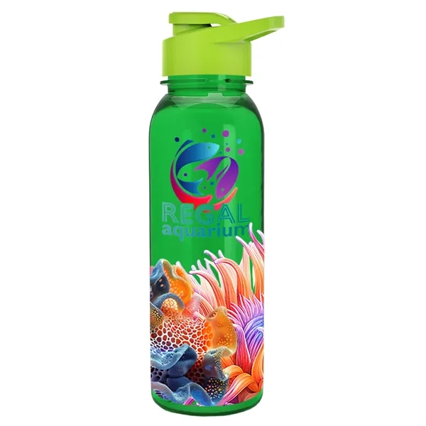 Garyline® Flat-Sided Tritan® Bottle with Drink-Thru Lid -...... from ASI 40480 Koozie Group