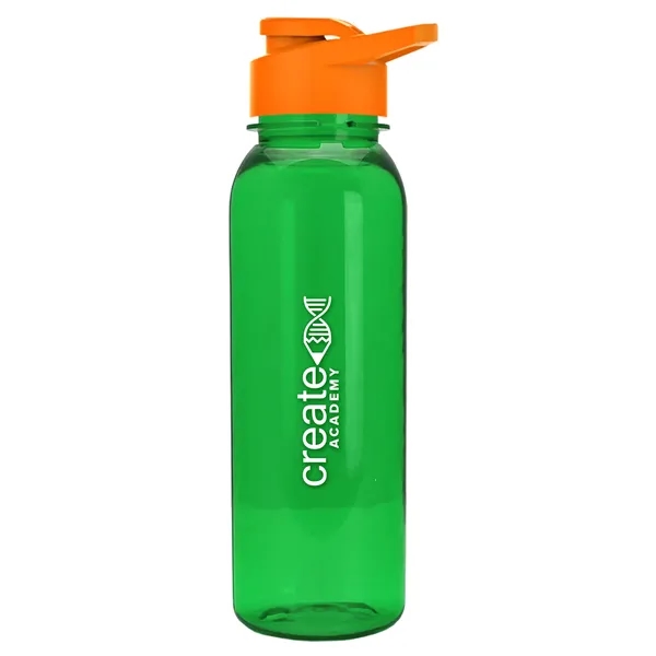 Garyline® Flat-Sided Tritan® Bottle with Drink-Thru Lid -...... from ASI 40480 Koozie Group