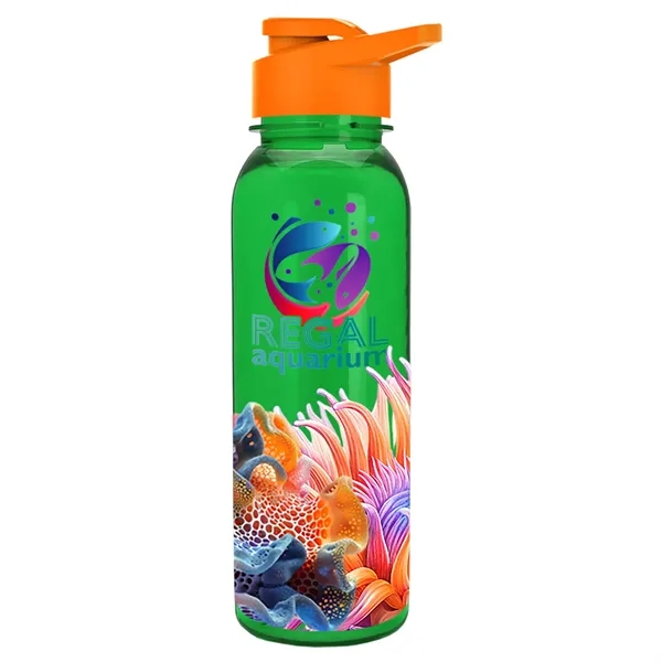 Garyline® Flat-Sided Tritan® Bottle with Drink-Thru Lid -...... from ASI 40480 Koozie Group