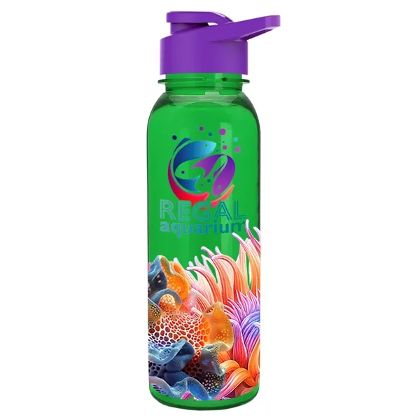 Garyline® Flat-Sided Tritan® Bottle with Drink-Thru Lid -...... from ASI 40480 Koozie Group