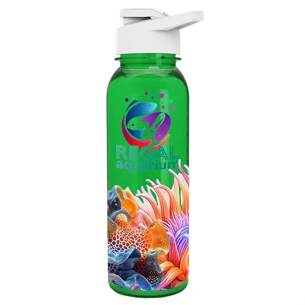 Garyline® Flat-Sided Tritan® Bottle with Drink-Thru Lid -...... from ASI 40480 Koozie Group