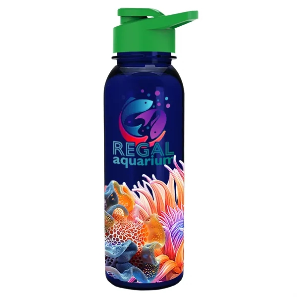 Garyline® Flat-Sided Tritan® Bottle with Drink-Thru Lid -...... from ASI 40480 Koozie Group