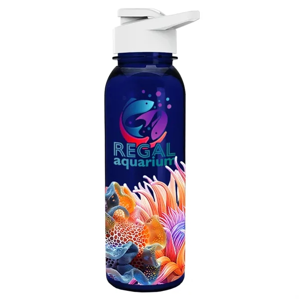 Garyline® Flat-Sided Tritan® Bottle with Drink-Thru Lid -...... from ASI 40480 Koozie Group