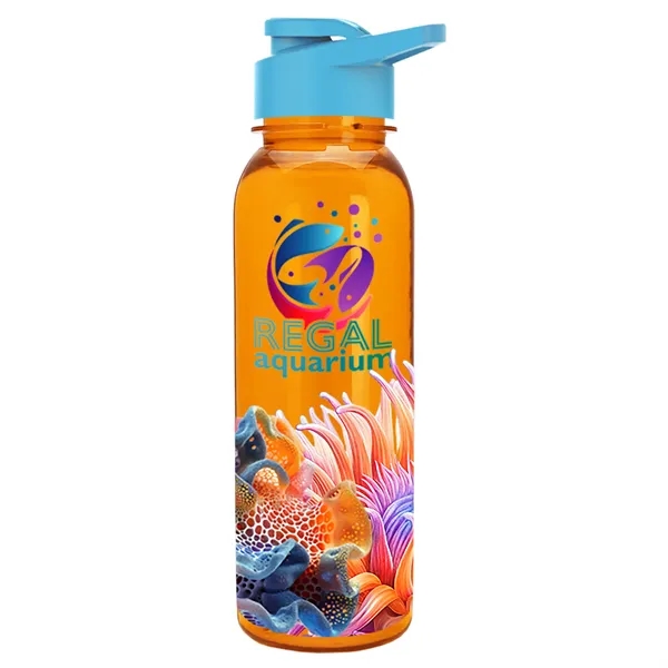 Garyline® Flat-Sided Tritan® Bottle with Drink-Thru Lid -...... from ASI 40480 Koozie Group