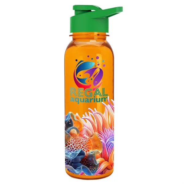 Garyline® Flat-Sided Tritan® Bottle with Drink-Thru Lid -...... from ASI 40480 Koozie Group