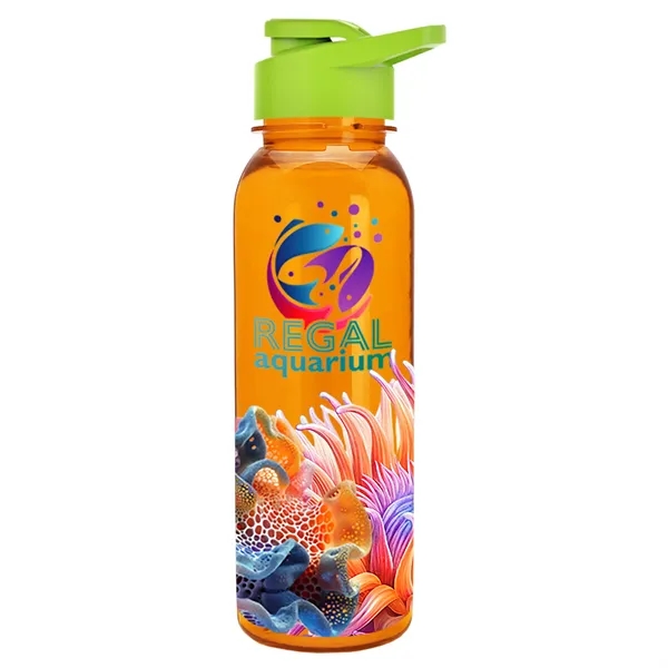 Garyline® Flat-Sided Tritan® Bottle with Drink-Thru Lid -...... from ASI 40480 Koozie Group