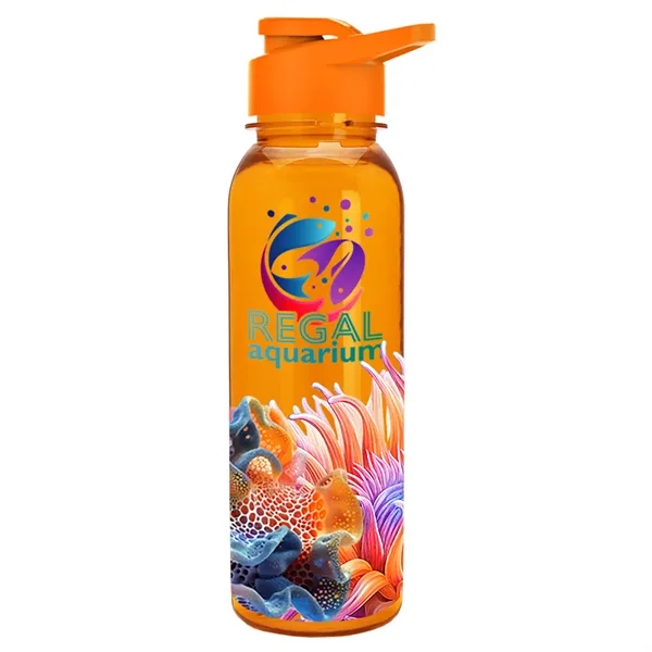 Garyline® Flat-Sided Tritan® Bottle with Drink-Thru Lid -...... from ASI 40480 Koozie Group