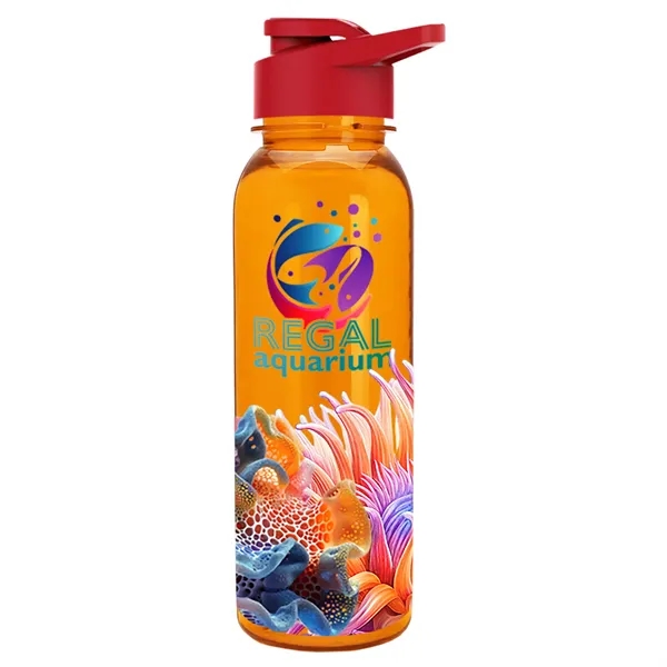 Garyline® Flat-Sided Tritan® Bottle with Drink-Thru Lid -...... from ASI 40480 Koozie Group