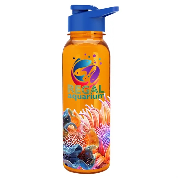 Garyline® Flat-Sided Tritan® Bottle with Drink-Thru Lid -...... from ASI 40480 Koozie Group