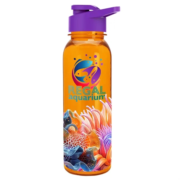 Garyline® Flat-Sided Tritan® Bottle with Drink-Thru Lid -...... from ASI 40480 Koozie Group