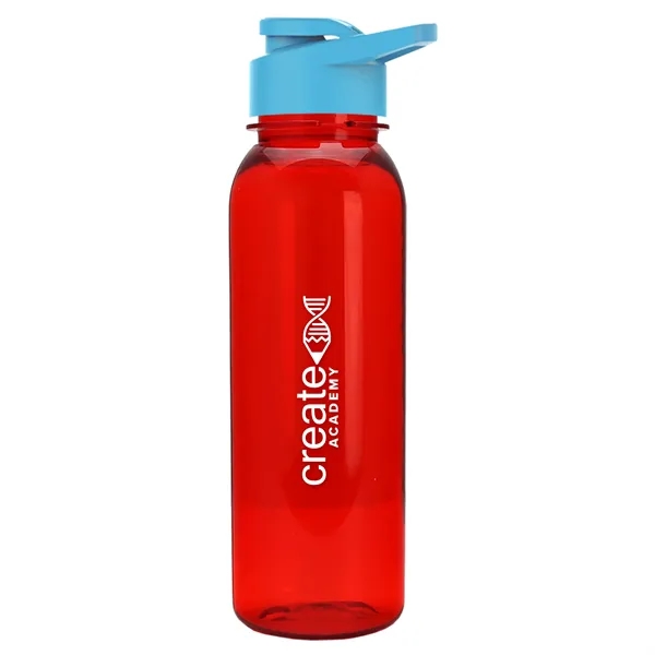 Garyline® Flat-Sided Tritan® Bottle with Drink-Thru Lid -...... from ASI 40480 Koozie Group