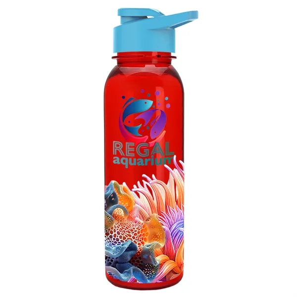 Garyline® Flat-Sided Tritan® Bottle with Drink-Thru Lid -...... from ASI 40480 Koozie Group