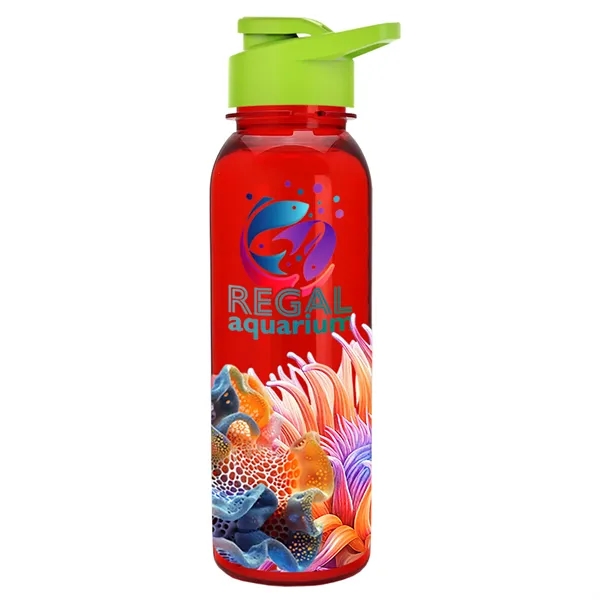 Garyline® Flat-Sided Tritan® Bottle with Drink-Thru Lid -...... from ASI 40480 Koozie Group