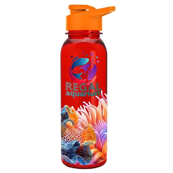 Garyline® Flat-Sided Tritan® Bottle with Drink-Thru Lid -...... from ASI 40480 Koozie Group