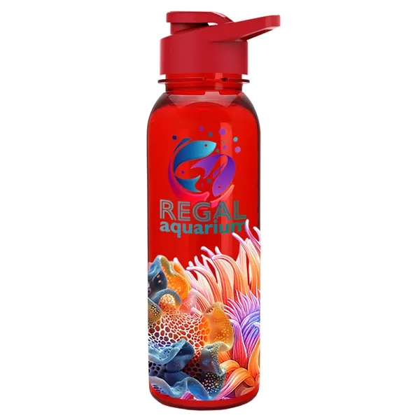 Garyline® Flat-Sided Tritan® Bottle with Drink-Thru Lid -...... from ASI 40480 Koozie Group