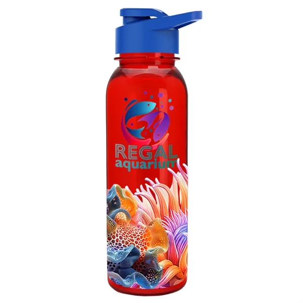 Garyline® Flat-Sided Tritan® Bottle with Drink-Thru Lid -...... from ASI 40480 Koozie Group