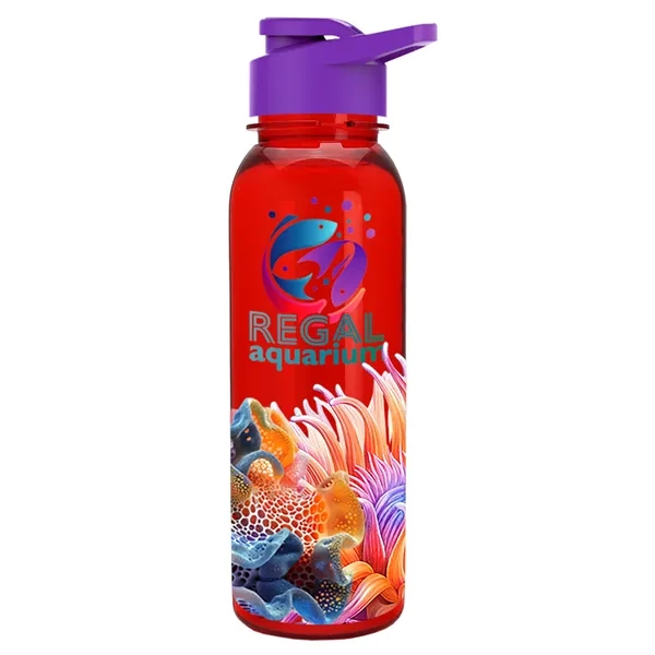 Garyline® Flat-Sided Tritan® Bottle with Drink-Thru Lid -...... from ASI 40480 Koozie Group