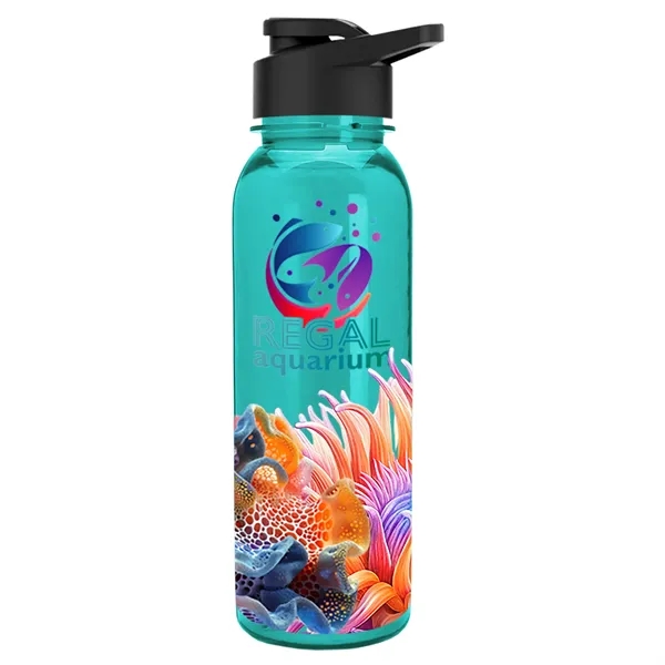 Garyline® Flat-Sided Tritan® Bottle with Drink-Thru Lid -...... from ASI 40480 Koozie Group