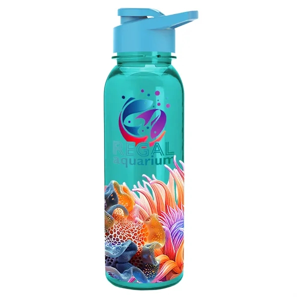 Garyline® Flat-Sided Tritan® Bottle with Drink-Thru Lid -...... from ASI 40480 Koozie Group