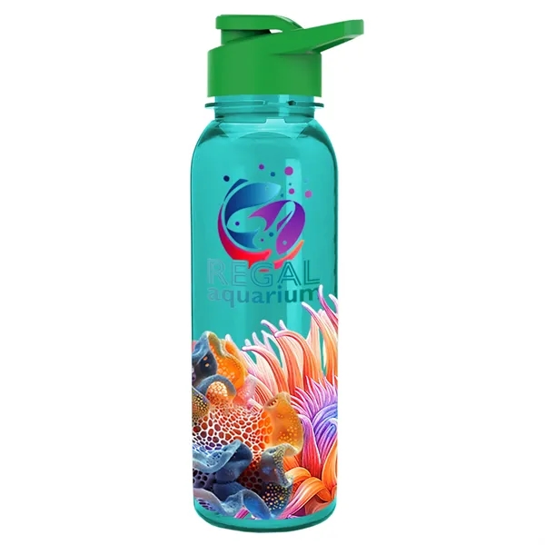 Garyline® Flat-Sided Tritan® Bottle with Drink-Thru Lid -...... from ASI 40480 Koozie Group