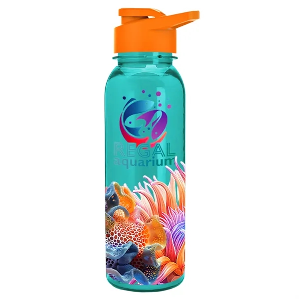 Garyline® Flat-Sided Tritan® Bottle with Drink-Thru Lid -...... from ASI 40480 Koozie Group