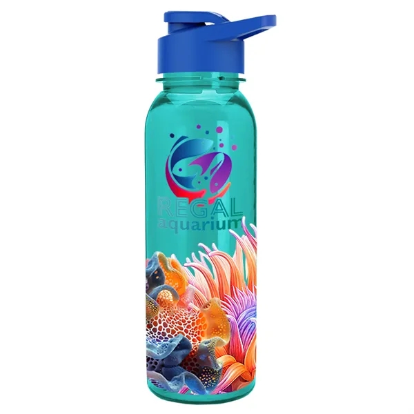 Garyline® Flat-Sided Tritan® Bottle with Drink-Thru Lid -...... from ASI 40480 Koozie Group