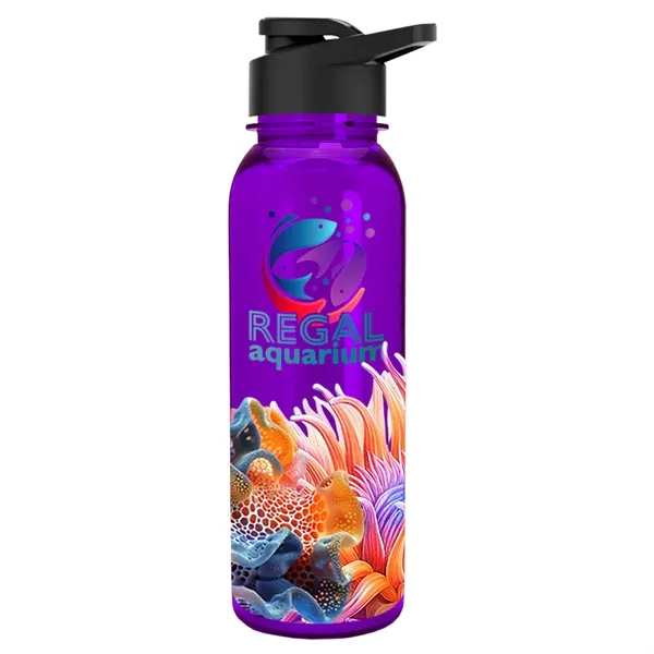 Garyline® Flat-Sided Tritan® Bottle with Drink-Thru Lid -...... from ASI 40480 Koozie Group