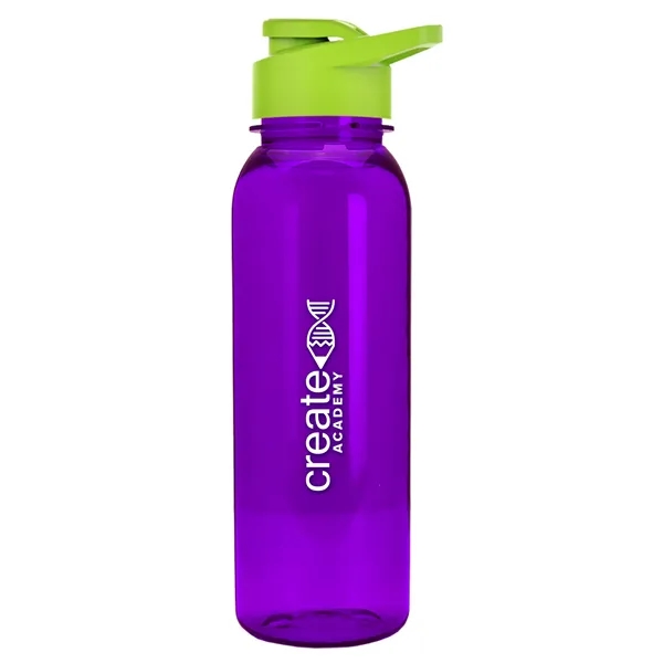 Garyline® Flat-Sided Tritan® Bottle with Drink-Thru Lid -...... from ASI 40480 Koozie Group
