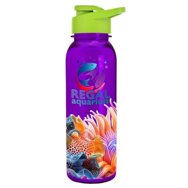 Garyline® Flat-Sided Tritan® Bottle with Drink-Thru Lid -...... from ASI 40480 Koozie Group