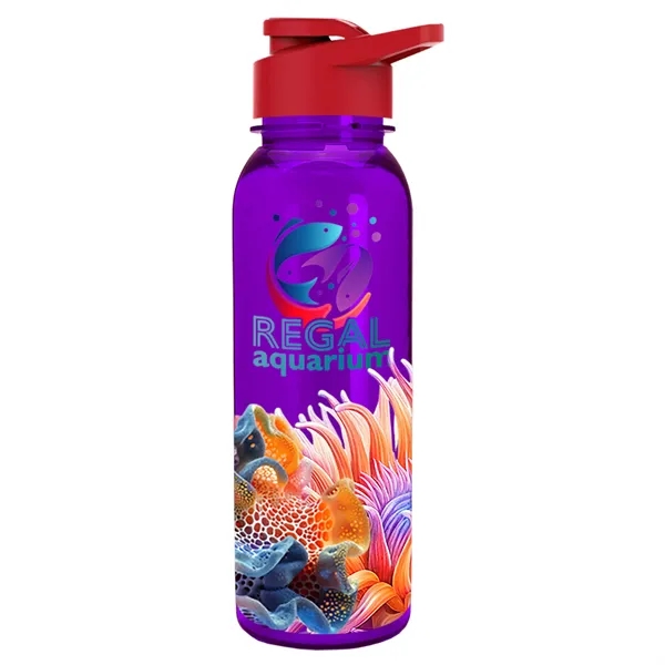 Garyline® Flat-Sided Tritan® Bottle with Drink-Thru Lid -...... from ASI 40480 Koozie Group