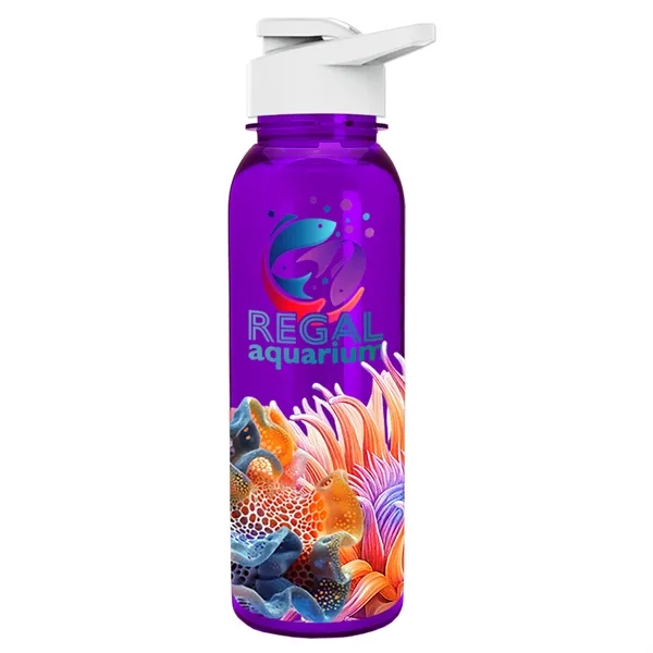 Garyline® Flat-Sided Tritan® Bottle with Drink-Thru Lid -...... from ASI 40480 Koozie Group