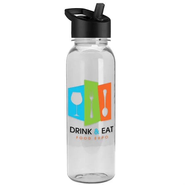 Garyline® Flat-Sided Tritan® Bottle with Flip-Straw Lid -...... from ASI 40480 Koozie Group