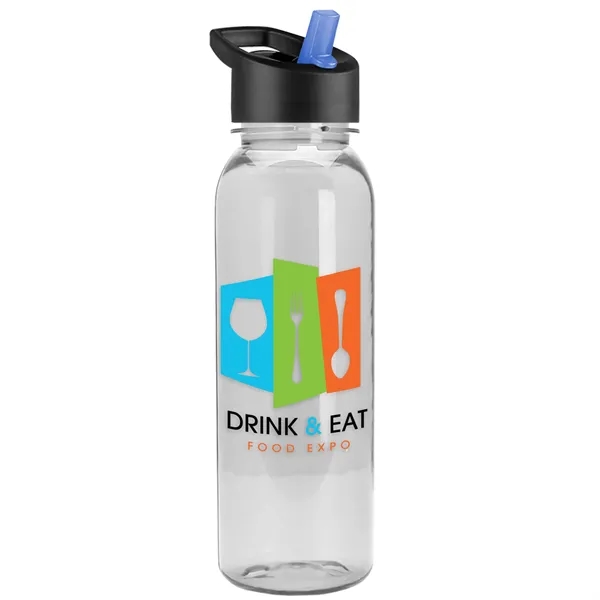 Garyline® Flat-Sided Tritan® Bottle with Flip-Straw Lid -...... from ASI 40480 Koozie Group
