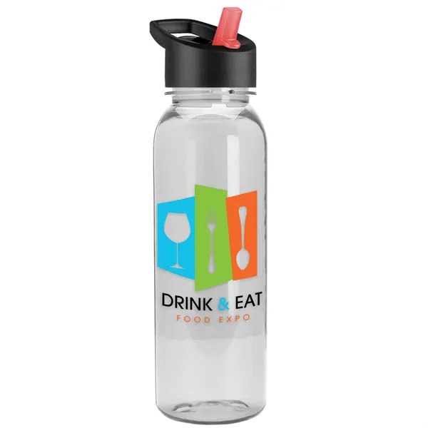 Garyline® Flat-Sided Tritan® Bottle with Flip-Straw Lid -...... from ASI 40480 Koozie Group