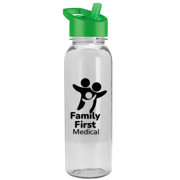 Garyline® Flat-Sided Tritan® Bottle with Flip-Straw Lid -...... from ASI 40480 Koozie Group