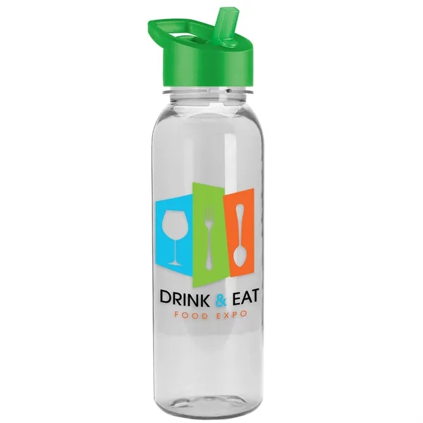 Garyline® Flat-Sided Tritan® Bottle with Flip-Straw Lid -...... from ASI 40480 Koozie Group