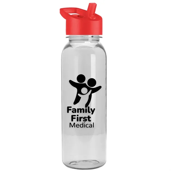 Garyline® Flat-Sided Tritan® Bottle with Flip-Straw Lid -...... from ASI 40480 Koozie Group