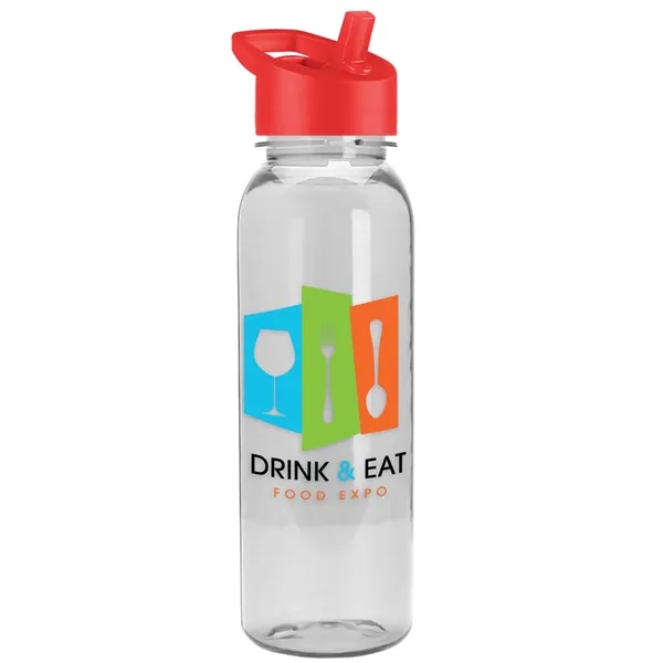 Garyline® Flat-Sided Tritan® Bottle with Flip-Straw Lid -...... from ASI 40480 Koozie Group